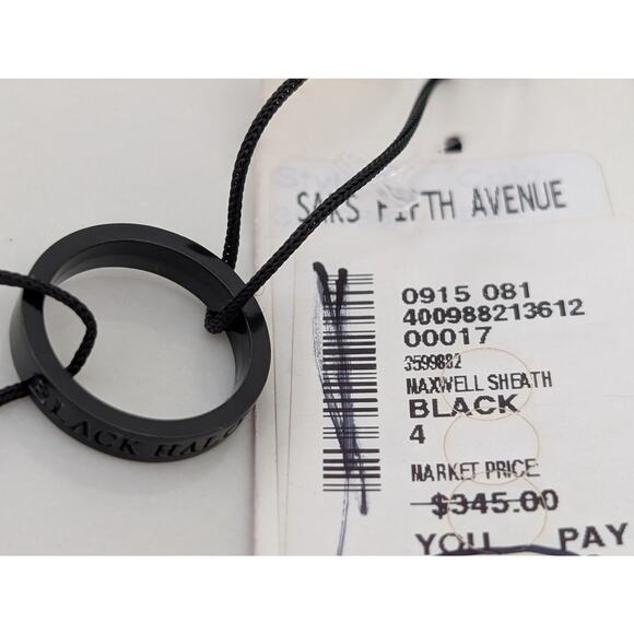 NWT Black Halo Maxwell Sheath Mini Dress Black Sz 4 Small Elegant Cocktail Party - Picture 5 of 6